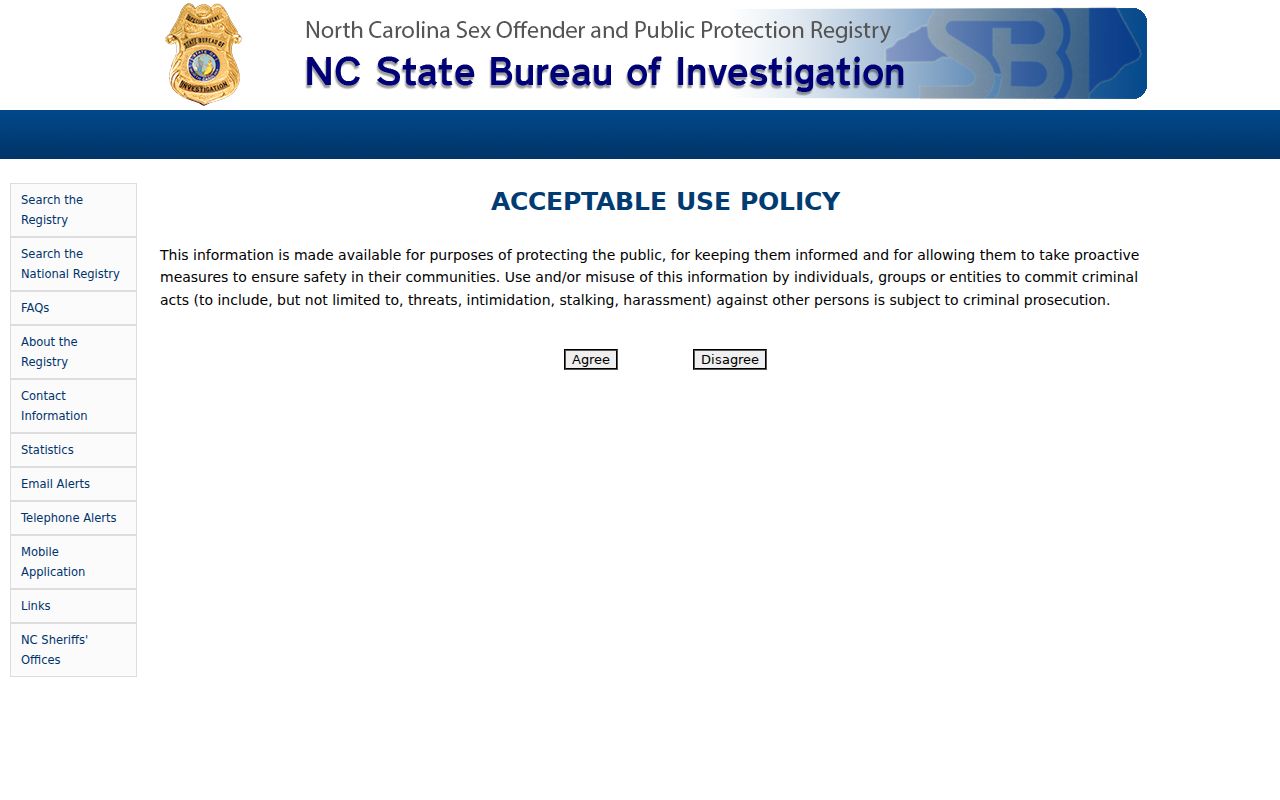 Stokes County sex offender check on the North Carolina registry